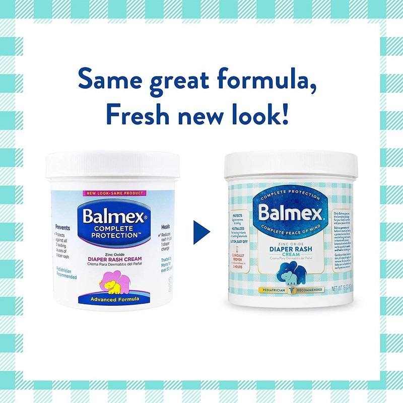 Balmex Diaper Rash Cream, 16 Ounces each (Pack of 3)