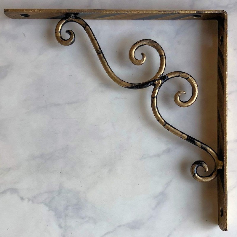 MASOUDITRADING Shelf Bracket, Metal Fittings, Iron Bracket, L-Shaped Angle (1