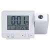 Projection Alarm Clock Backlit LED USB Charging Multifunctional Clock with
