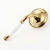 Winskybath Big Size 108MM Gold Brass Shower Head Traditional Victorian