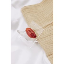 Dattelhalter aus Acryl (4 Stk) f√ºr Ramadan - Ramadan Dekoration - Bismillah Gravur (Transparent)