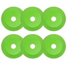 SUNJOYCO 6 PCS Glass Cutting Disc, 4'' Diamond Blade, Ultra-Thin Saw Blade Wheel for Angle Grinder Cutting and Grinding Glass Jade Crystal Tile Ceramic