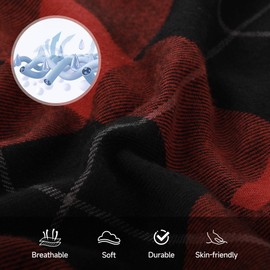 BAMBOO COOL Mens Shorts Pj Pyjamas Bottoms for men with Pockets 2 Pack