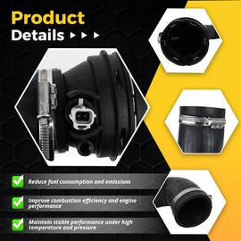 Turbo Intercooler Outlet Tube Compatible with Ford 2017-2019 F-250 F-350 Super Duty 6.7L PowerStroke Engine, Replaces HC3Z-6F073-B