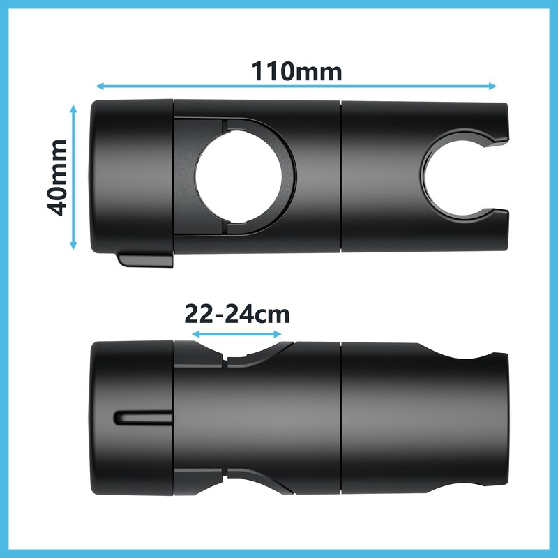JOHO Hand Shower Holder Adjustable Shower Holder for Shower Columns