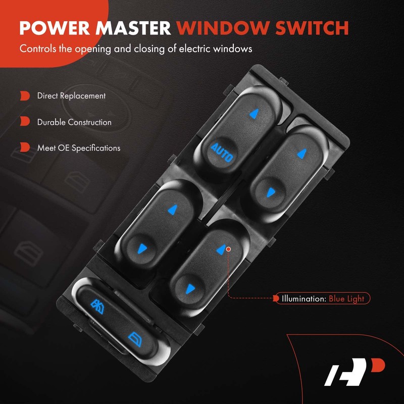 A-Premium Front Driver Side Master Power Window Switch Compatible with