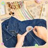 Lewtemi 50 Pcs Water Soluble Embroidery Patterns Wash Away Stabilizer