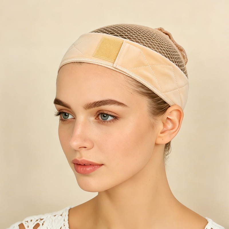Set of 4 Wig Accessories Set, Wig Cap and Elastic
