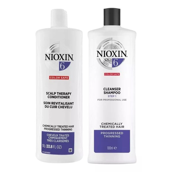 Nioxin Kit Shampoo Y Acondicionador Cabello Anticaida Nioxin 6 1l