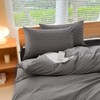 NSNLGSGC Single Duvet Cover Set, Plaid Duvet Cover Single Bed