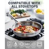 Cooks Standard Stainless Steel Frying Pan 12 Inch, Multi-Ply Full