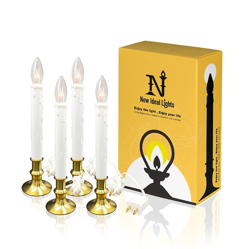 New Ideal Lights Window Candles with Timer – Electric Christmas