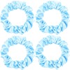 KINDOYO Pack of 4 Silk Hair Bobbles - Elastic Bands