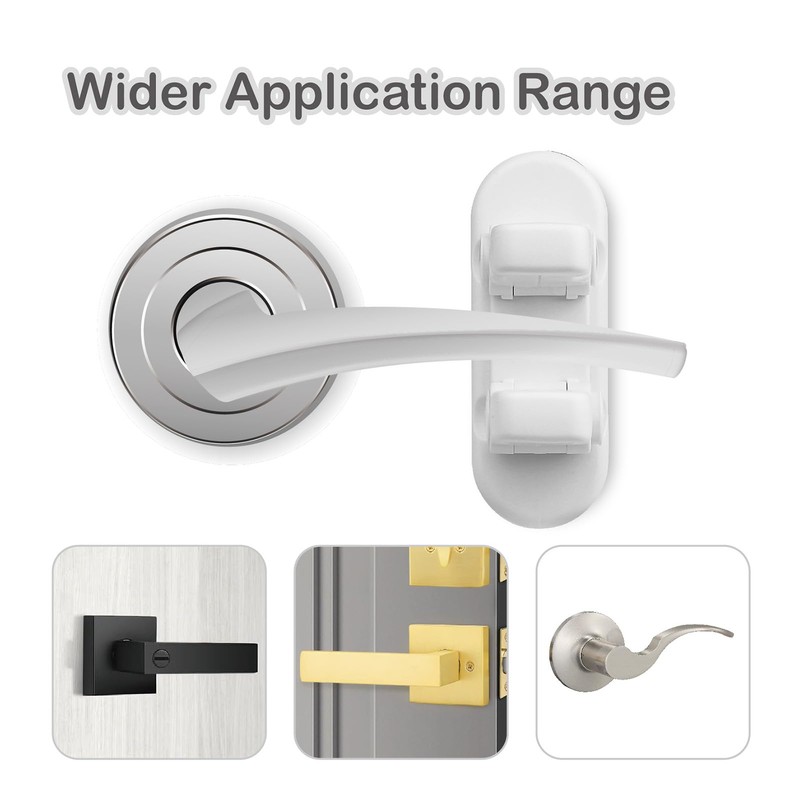 Snowharp Child Proof Door Lever Lock, Door Handle Lock, Durable