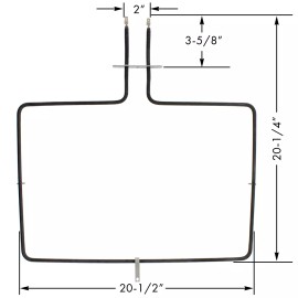 ERP Oven Bake Element Whirlpool Kenmore W10289097 W10779716