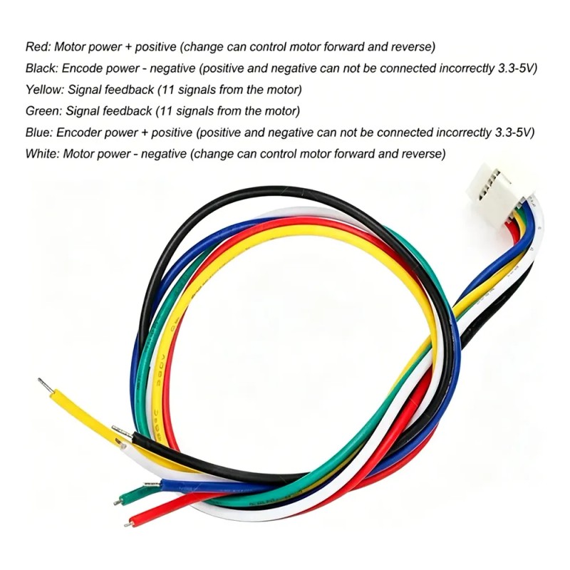 Motor Cd Motorreductor Ga25-370 12v 130rpm Encoder