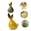 Zerodeko 2pcs Ceramic Ear Figurines for Home Office Decoration Cute