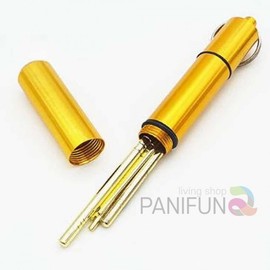 Premium Gold-Toned Stainless Steel Ear Pick Set Ear Pick Set