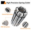 sourcing map Spring Collet Chuck ER8 5.5mm 65Mn Spring Steel