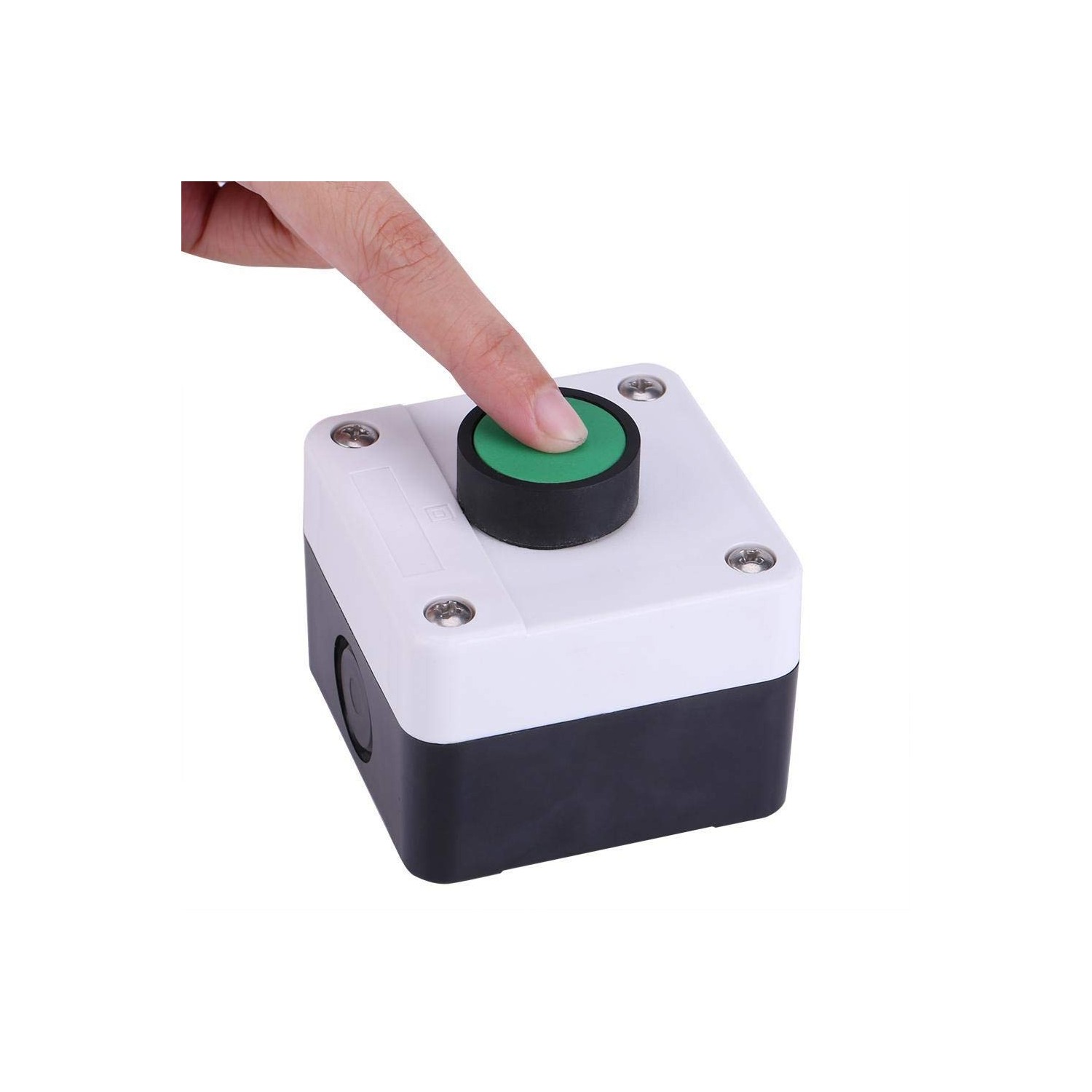 Broco Weatherproof Green Push Button Switch One Button Control Box for ...