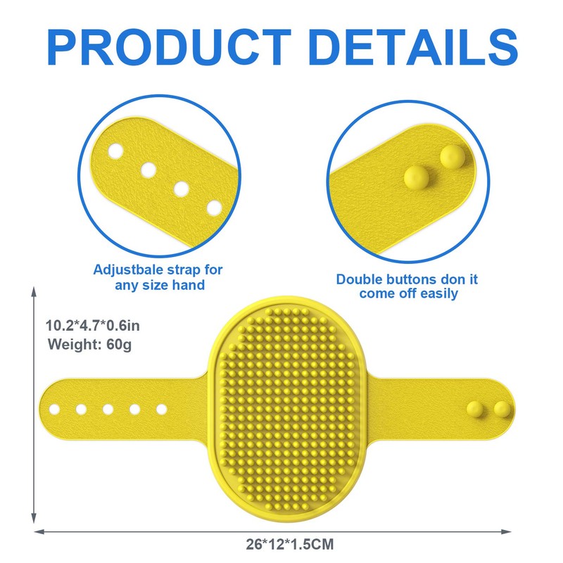 Dog grooming brush, Lilpep pet bath comb brush, which helps