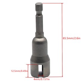 1Pcs Slot Wing Nut and 1Pcs Deep Power Wing Nut Driver for Panel Nuts Screws Eye Q Hanger C Hook Bolt