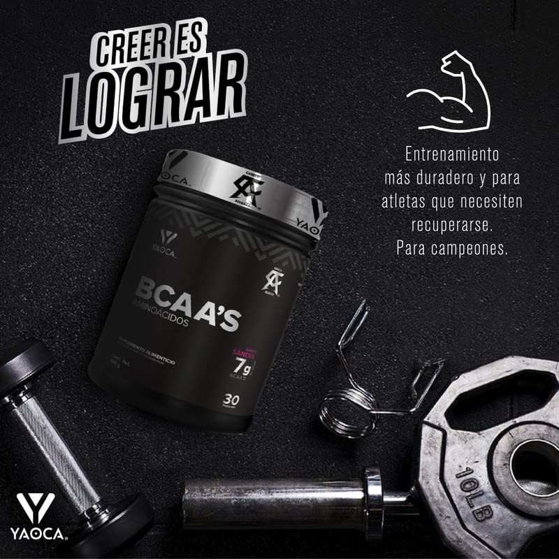 YAOCA, BCAA's en polvo 420g | Suplemento a base de