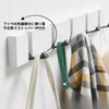 YWHWLX Wall Hanger Wall Mount Flip 3-Pack Open/Close Fashionable Movable