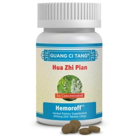 Guang Ci Tang   Hua Zhi Pian(Hemoroff / high potency 5X)200 Tablets