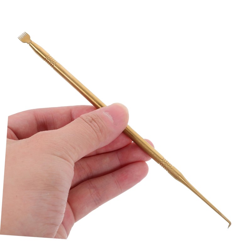 Outanaya 2pcs Stainless Steel Eyelash Lifting Rods Lash Separator Tool