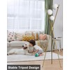 Lightdot Globe Dimmable Floor Lamp Gold Tripod Standing Lamps with