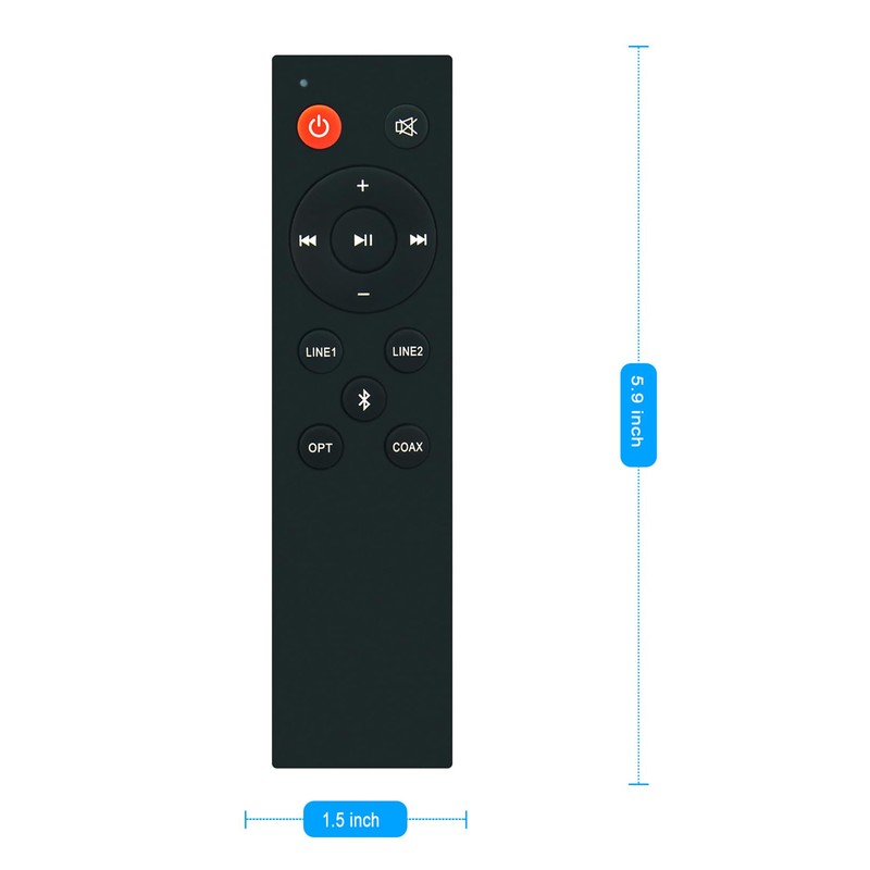 Replacement Remote Control Applicable for Edifier S1000MKII Audiophile Active Bookshelf