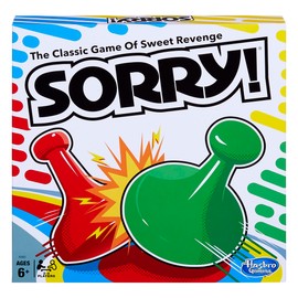 Sorry! Kids Board Game, Family Board Games for Kids and Adults, 2 to 4 Players, Family Games, Kids Games, Ages 6 and Up