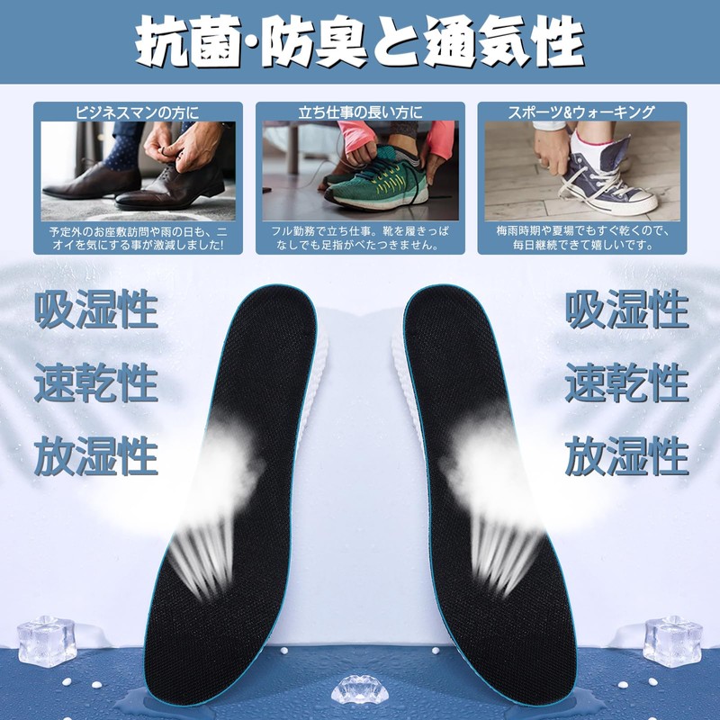 Kozzim Secret Insole Midsole Shock Absorption Height Increase Selectable Height