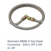 Kenmore 58685 4FT Gas Dryer Connector - 3/8" FIP x