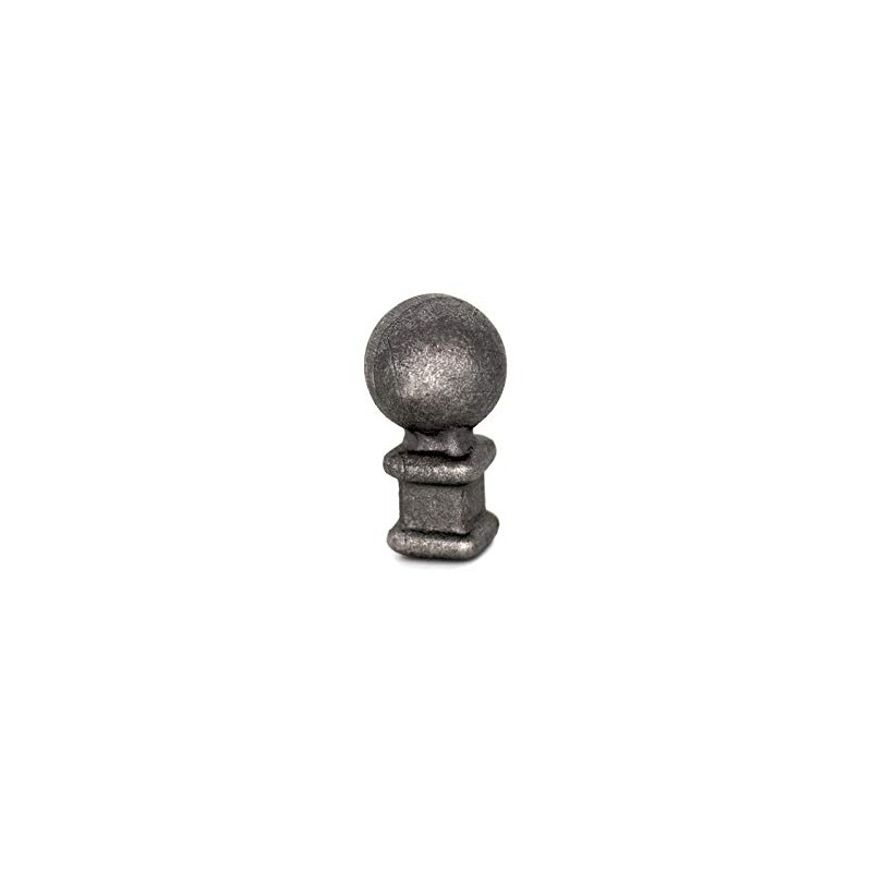 UHRIG Fence Spike with Iron Ball Forged Steel Rustic Wrought