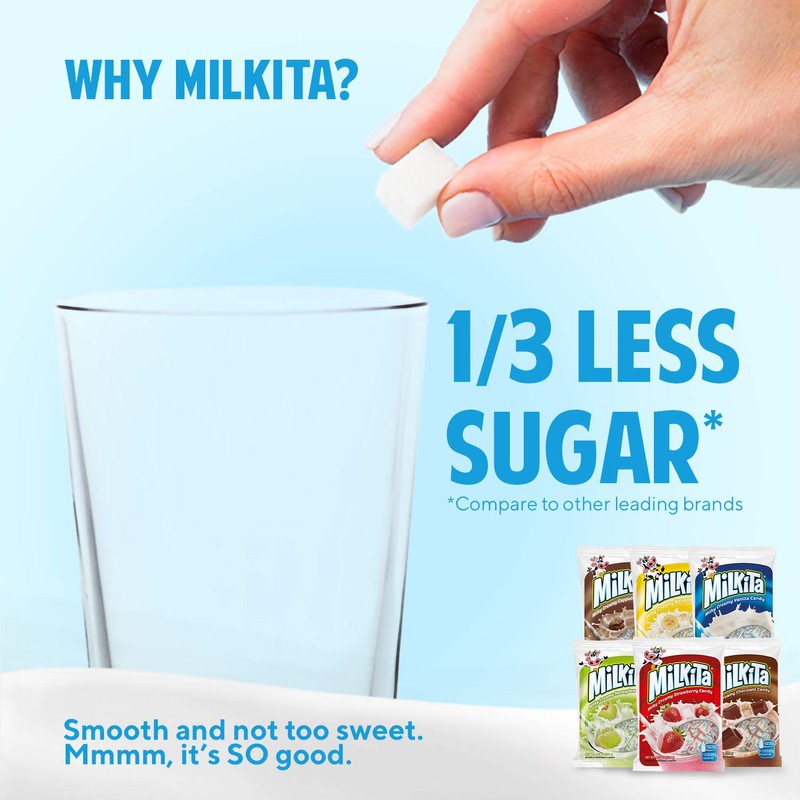 Milkita Creamy Shake Candy (Assorted Flavors, 6 Pack (180 pcs))