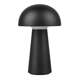 RL LIVE YOUR LIGHT Reality Leuchten LED Au?en Tischleuchte Lennon R52176102, Kunststoff schwarz, inklusiv 2 Watt LED