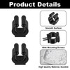 Yuanan 20Pcs Pool Cue Holder with Screws, Pool Stick Holder