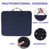 KIMI HOUSE Black Heated Stadium Seat Cushion 2 Pack, Boat