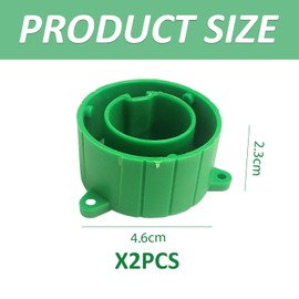 2-Piece 13-Core Plug Protection Cover, Plastic Dust Cover, Socket Protection Device, Trailer Connector Accessories.