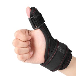 Itisyou Glove Orthodontic Finger Nipple Prevention, Nail Biting Prevention, Breathable, Finger Fixing Tape, Broken Recovery, Thumb Protection, 1 Piece