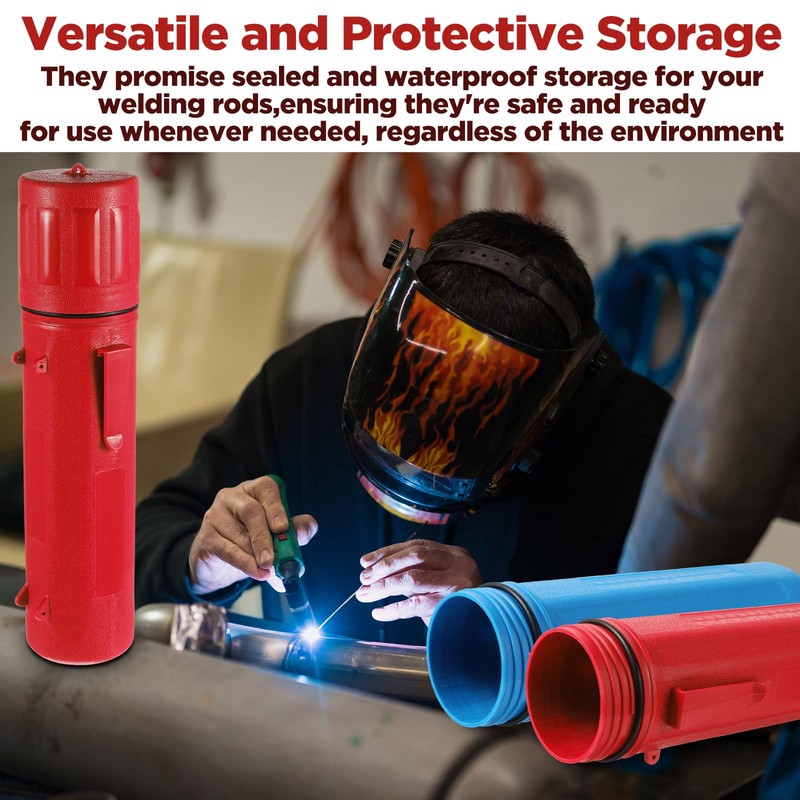 2 Pcs Welding Rod Storage Tube 14 Inch Stick Electrode