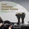 2 PCS Front Windshield Washer Nozzle, Universal Windshield Jet nozzle