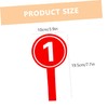 HOMSFOU 10pcs Handheld Score Paddles Number Boards for Voting Competition