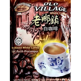 Old Village 3-In-1 Instant Premix White Coffee 15 Sticks x 40g~Jul 2025