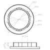 JNXQWE E26 E27 Lamp Shade Collar Rings, Lock Socket Adapter