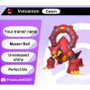 Unreleased SHINY Volcanion 6 IV for Scarlet / Violet