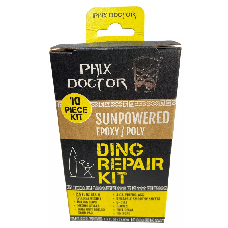 Phix Doctor Surfboard SunPowered Epoxy Repair Surf Ding Kit