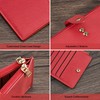 Travelambo RFID Wallet Women Large Size Bifold Multi Card Wallet